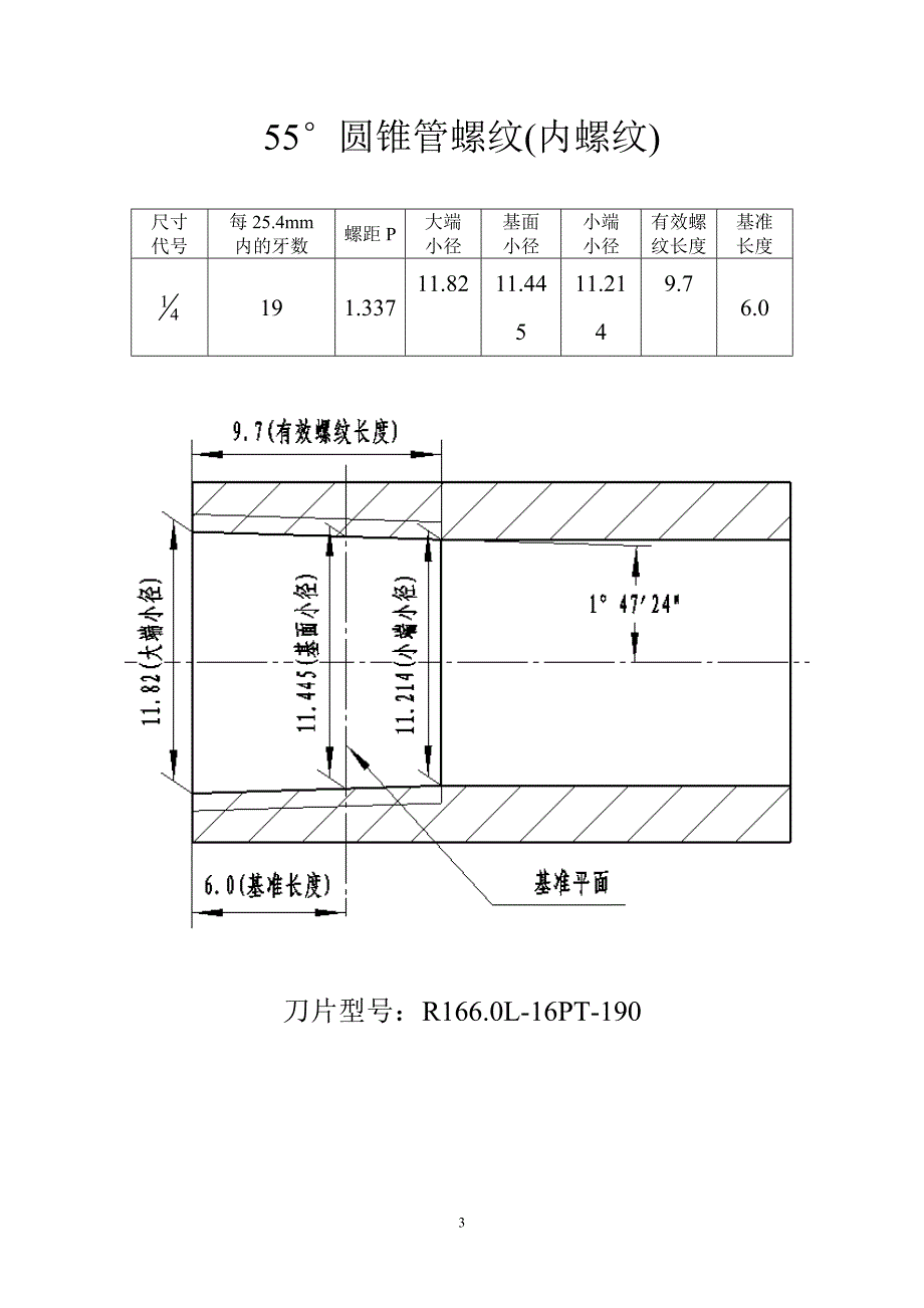 55°和60°管螺纹对照表_第3页