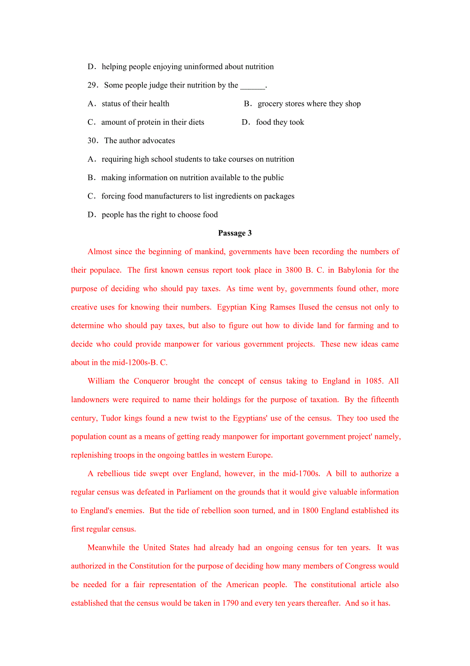 北京航空航天大学2007年博士研究生入学考试英语试题_第4页