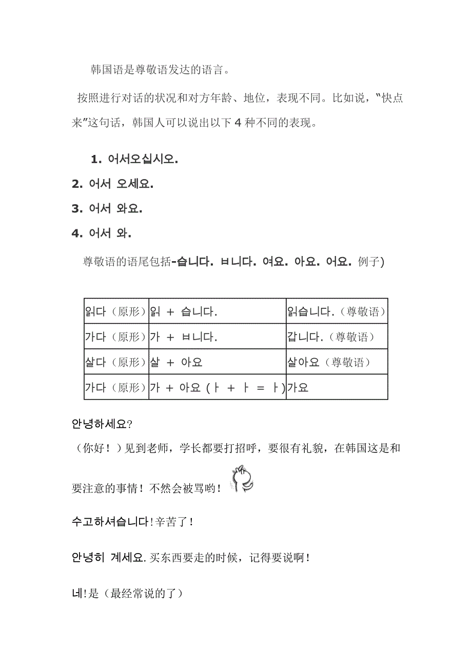 韩国语是尊敬语发达的语言_第1页