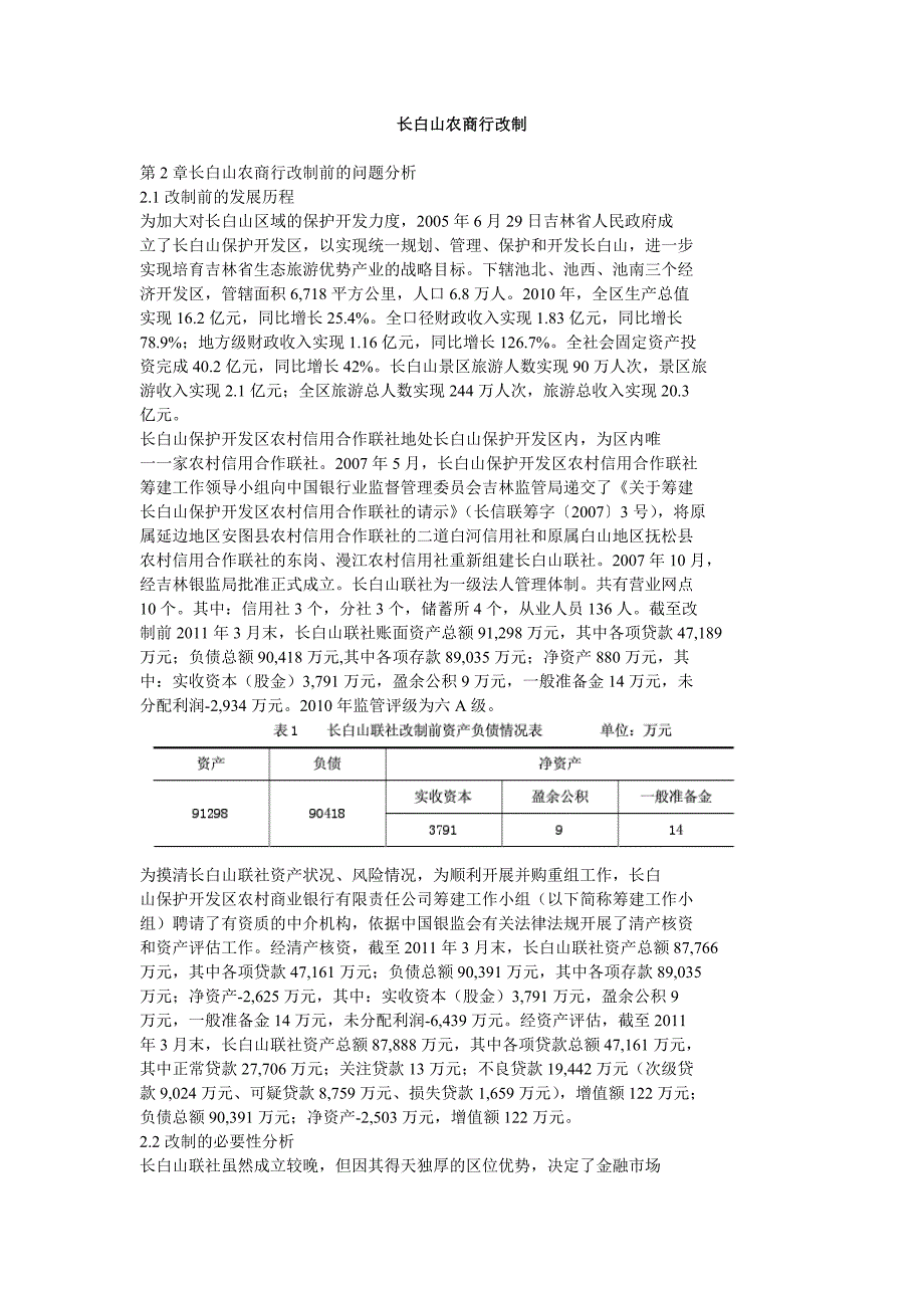 长白山农商行改制_第1页