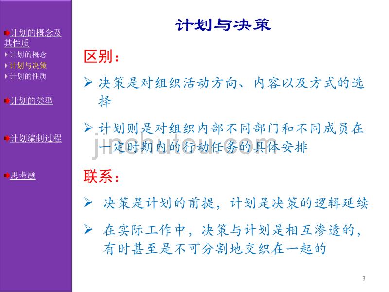 计划与计划工作周三多管理学课件_第3页