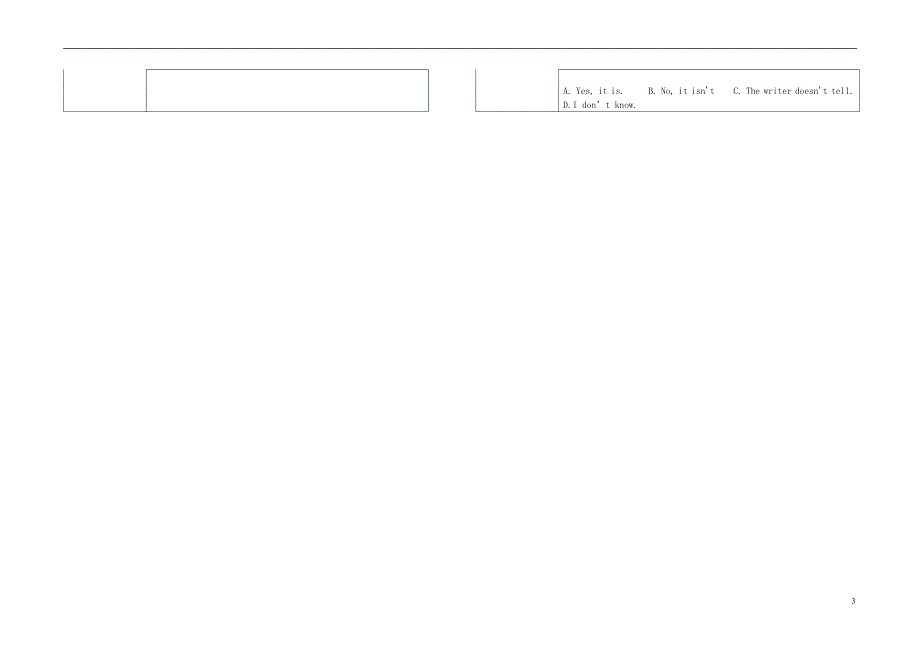 甘肃省白银市强湾中学七年级英语上册Lesson39DannyisatHome导学案_第3页