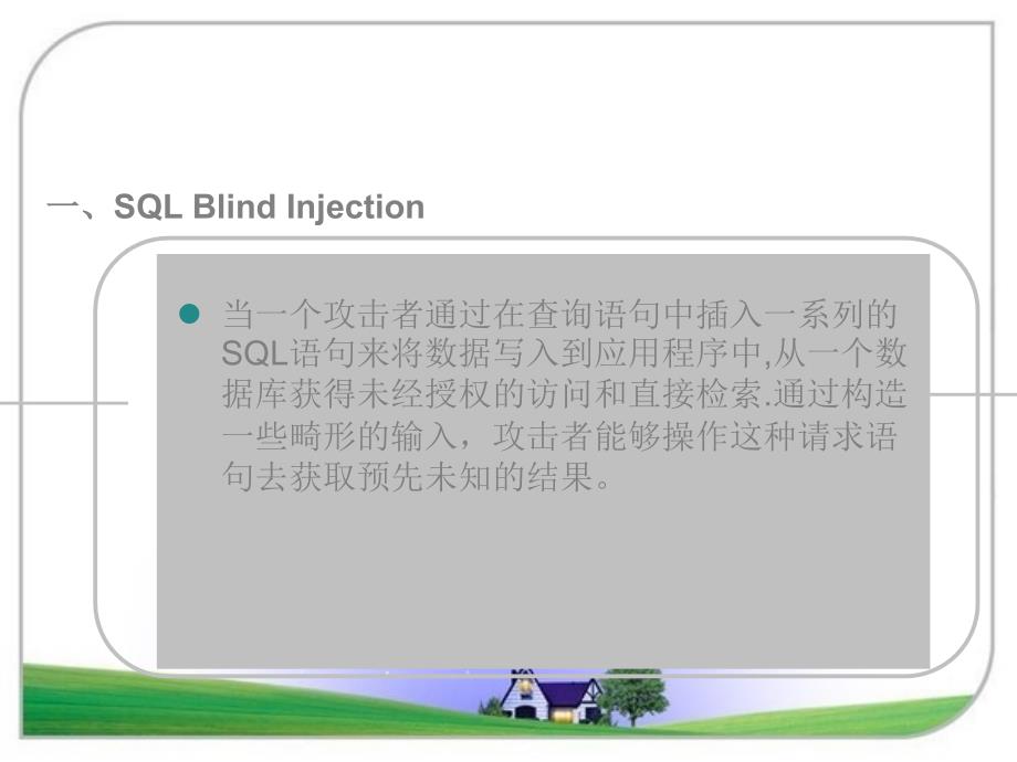 web安全BlindSQLInjection_第4页