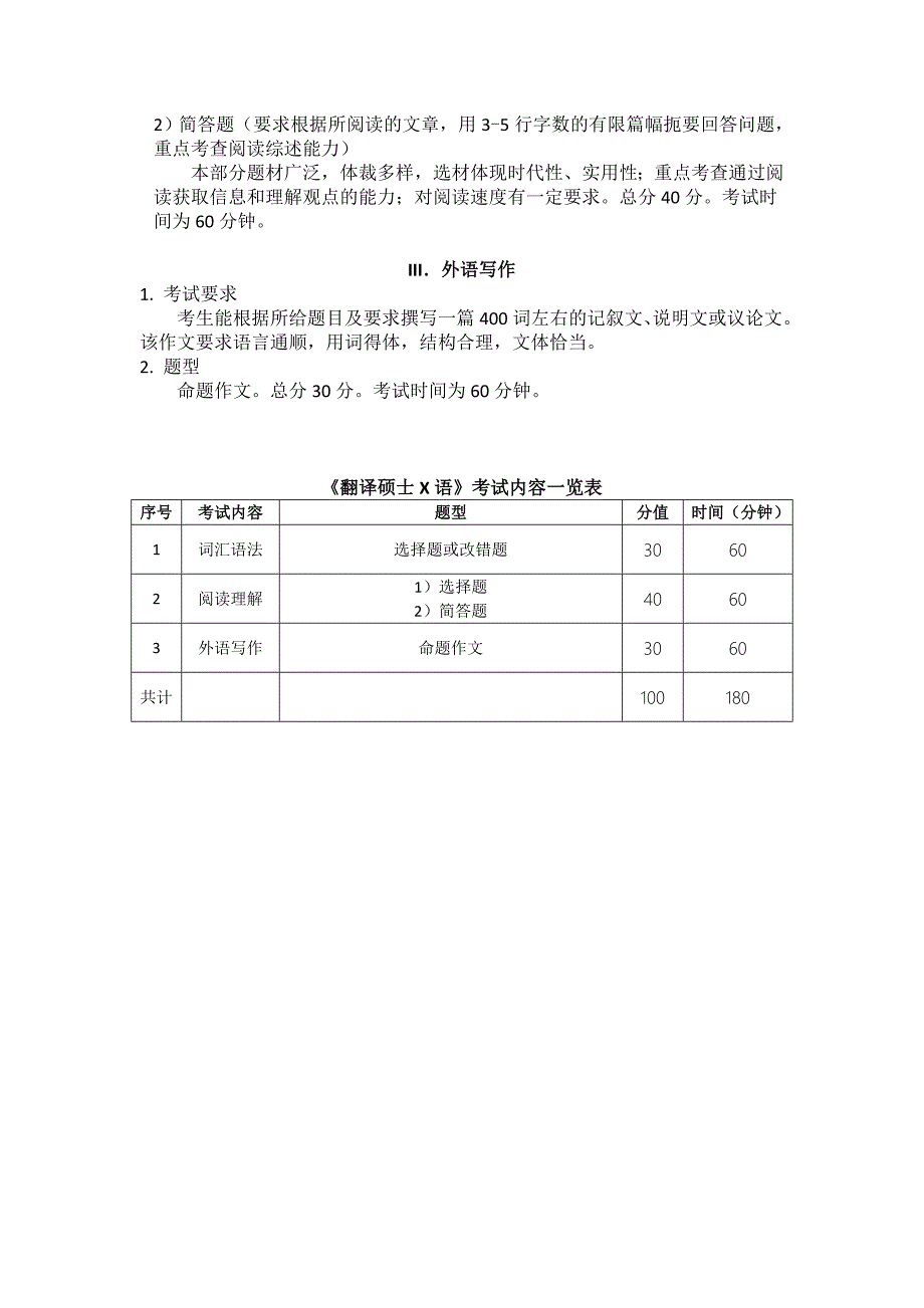 翻译硕士考试样题及参考答案_第4页