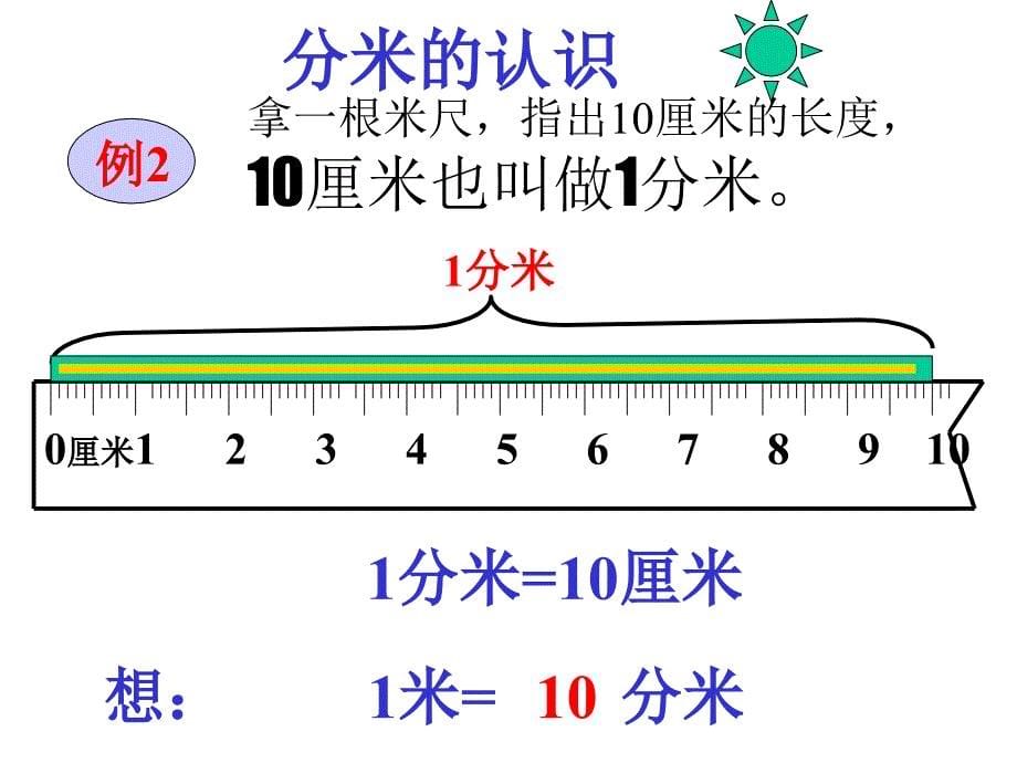 人教版三年级数学上册《毫米、分米的认识》课件_第5页