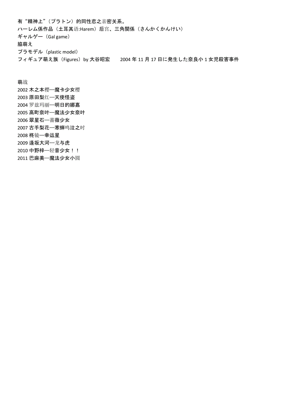 萌要素相对应日语说法总结_第2页