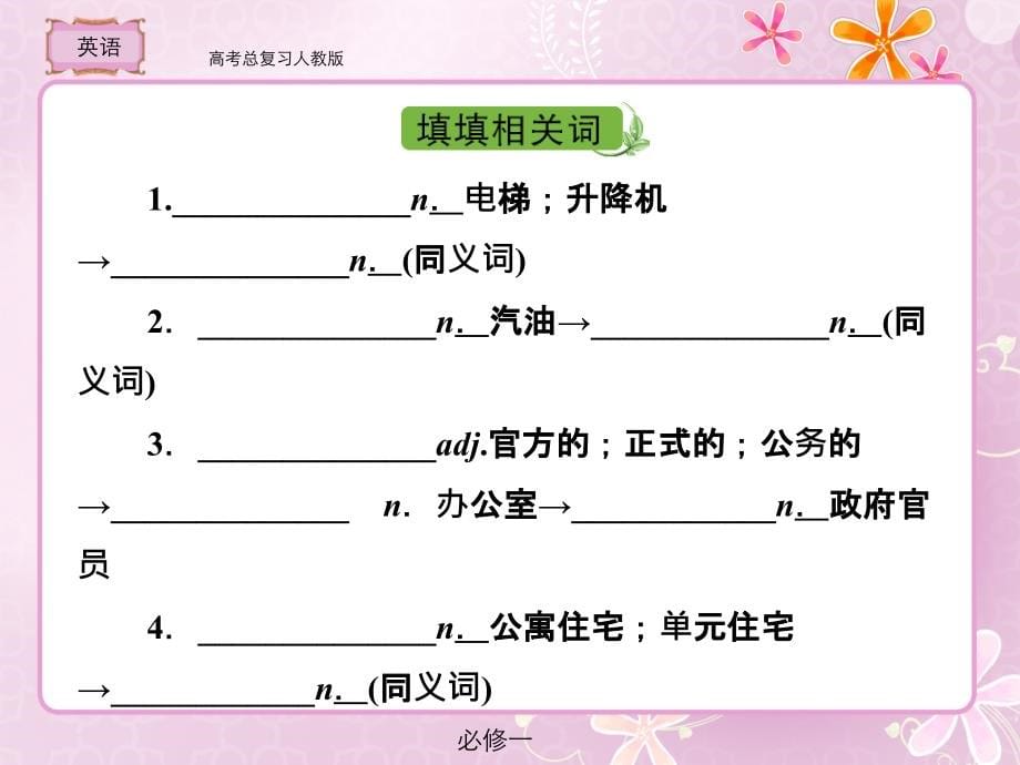 人教版高考总复习英语1-2_第5页