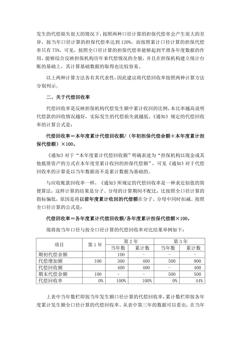 对融资性担保机构风险指标计算方法的几点看法_第2页