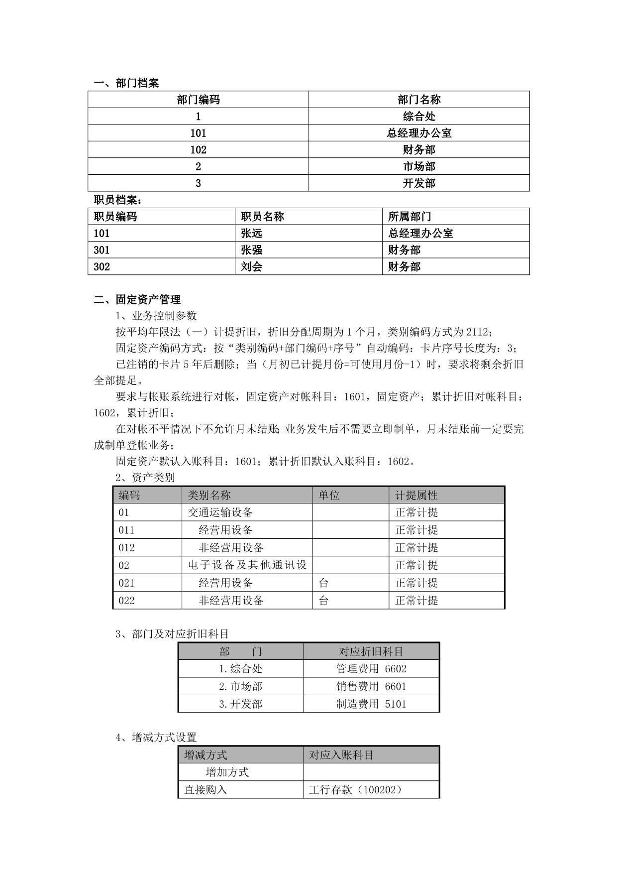 固定资产、账务处理(考证上机题)_第1页