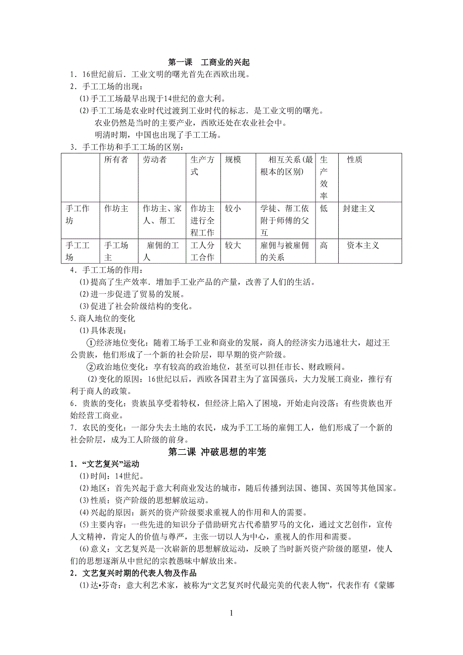 第一课工商业的兴起_第1页