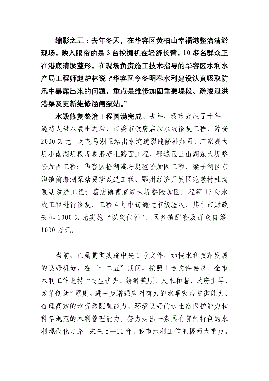 落实1号文件建设大兴水利建设_第4页