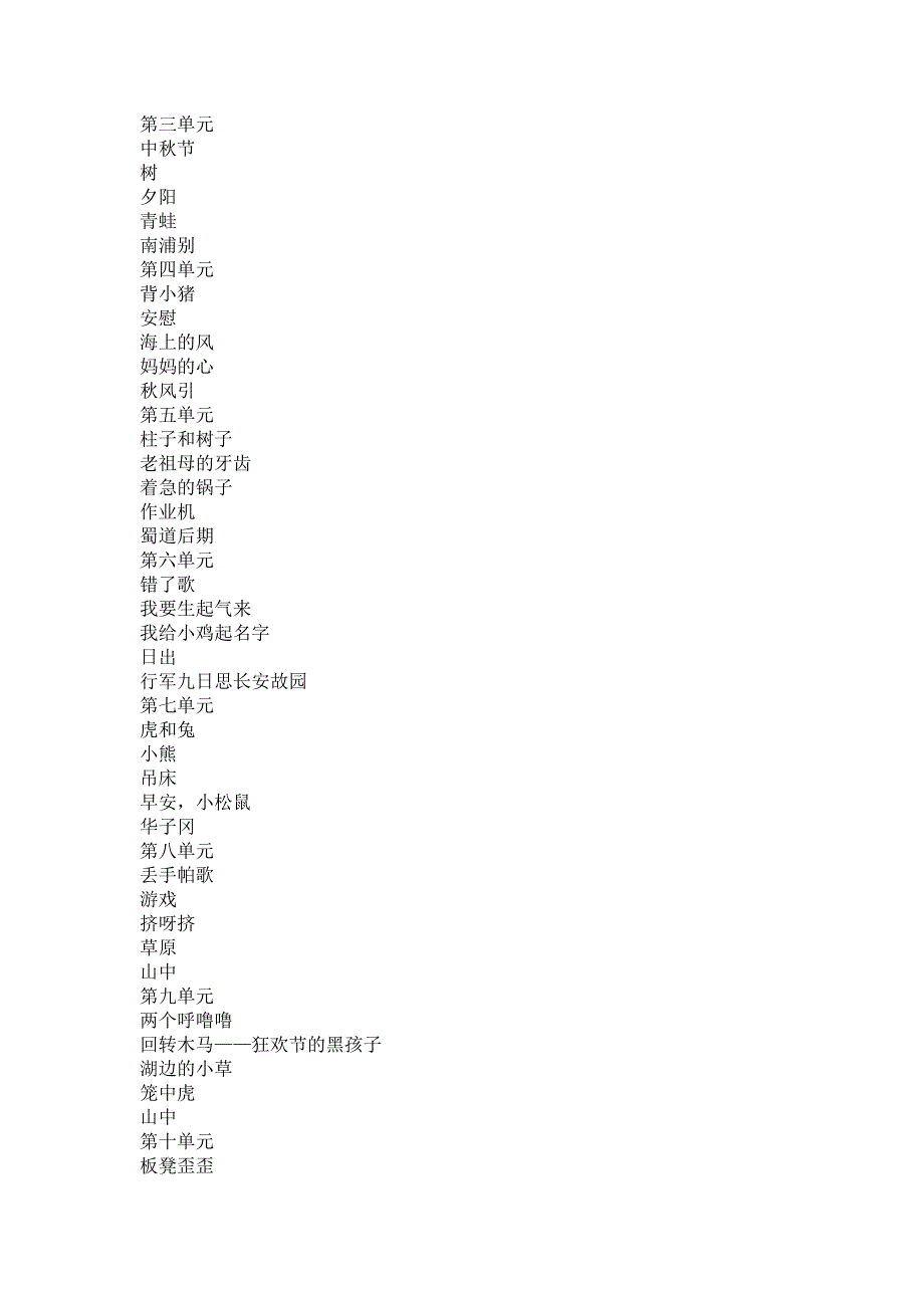 精选适合各年龄小学生诵读的童谣_第4页