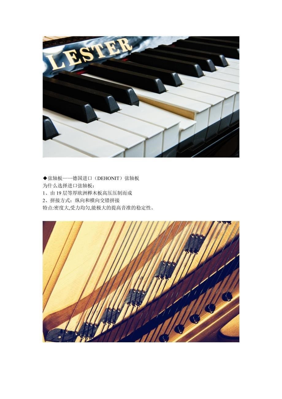 莱斯特钢琴L125型号产品信息及技术优势_第5页