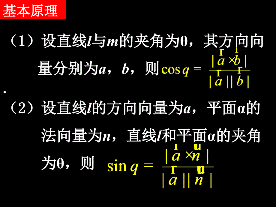 20101208高二数学(3.2立体几何中的向量方法)_第2页