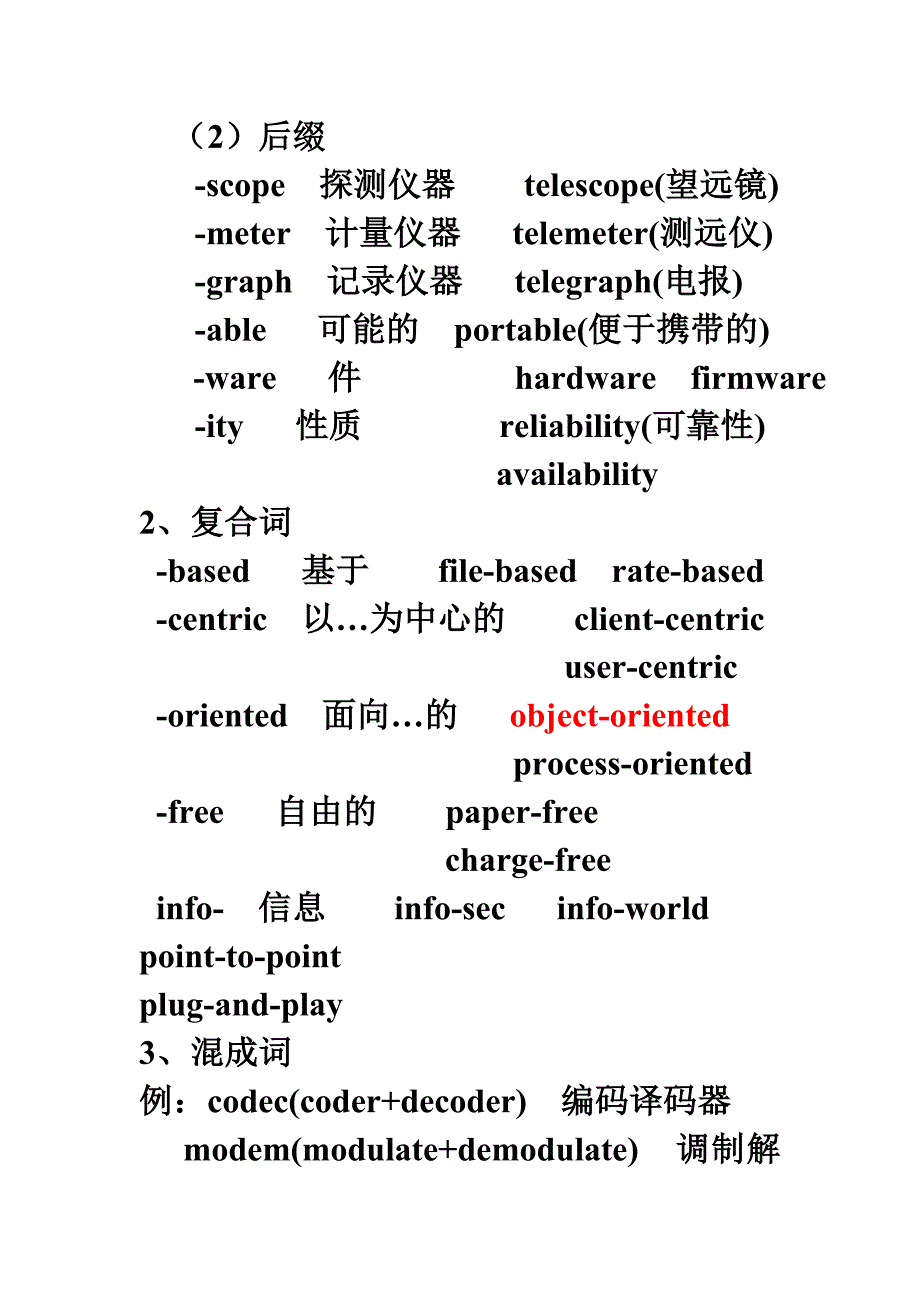 计算机英语专业词汇的构成_第2页