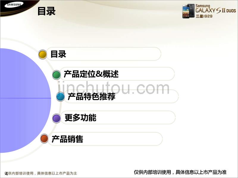 三星I929销售培训资料_第4页