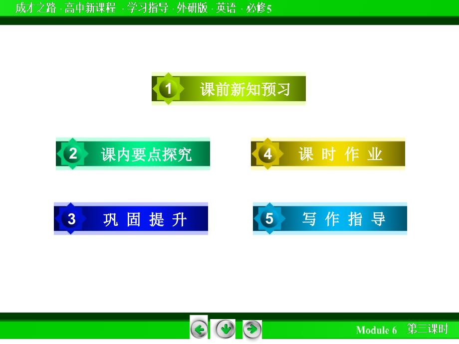 【成才之路】2015年春高二外研版英语必修5全册课件Module6第3课时_第4页