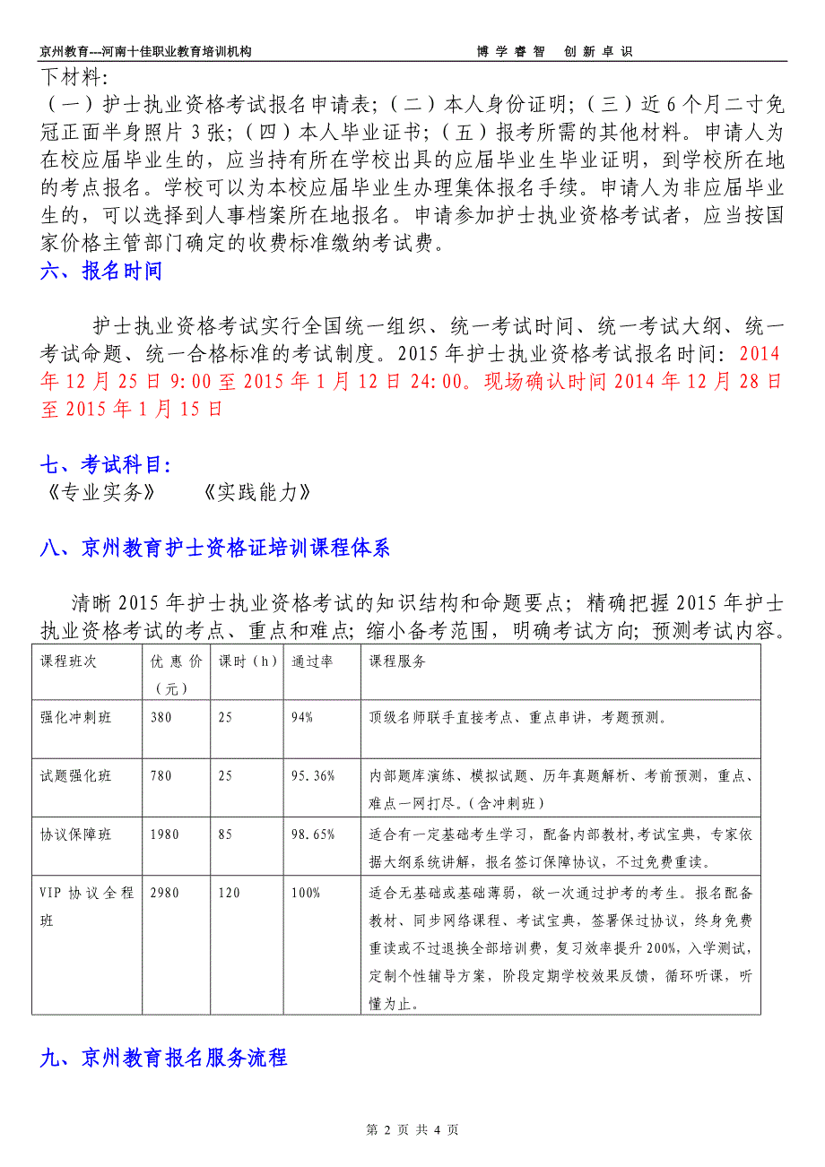 2015年郑州护士资格证培训班_第2页