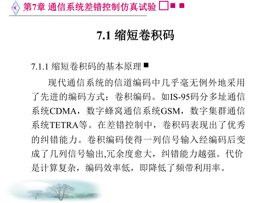 MATLAB仿真在通信与电子工程中的应用第7章通信系统差错控制仿真试验_第2页