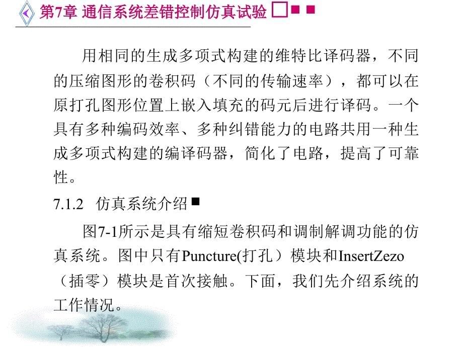 MATLAB仿真在通信与电子工程中的应用第7章通信系统差错控制仿真试验_第5页