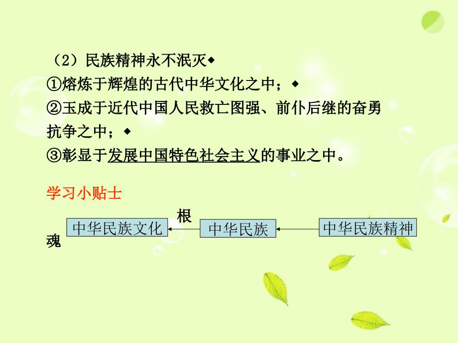 湖南省茶陵县思聪中学高中政治 《第7课 我们的民族精神》课件 新人教版必修3 _第4页