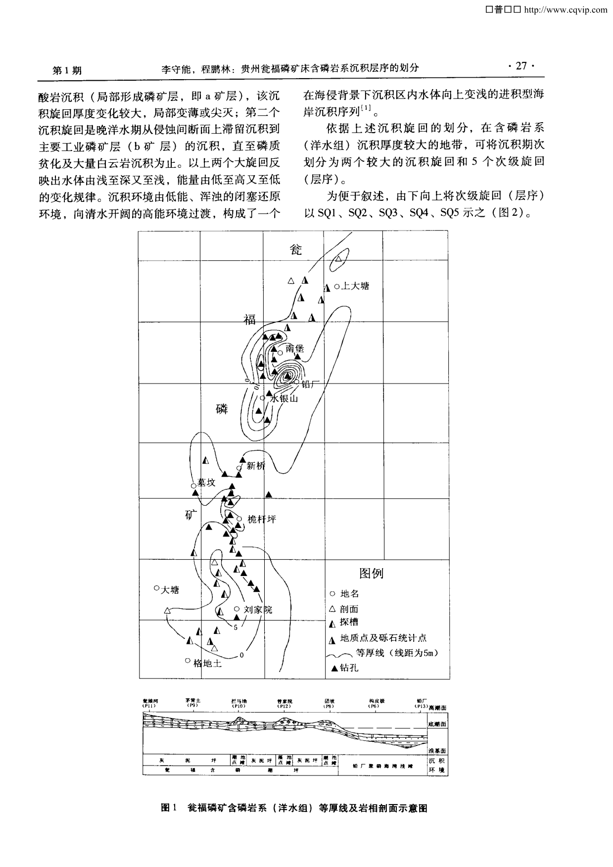 贵州瓮福磷矿床含磷岩系沉积层序的划分_第2页