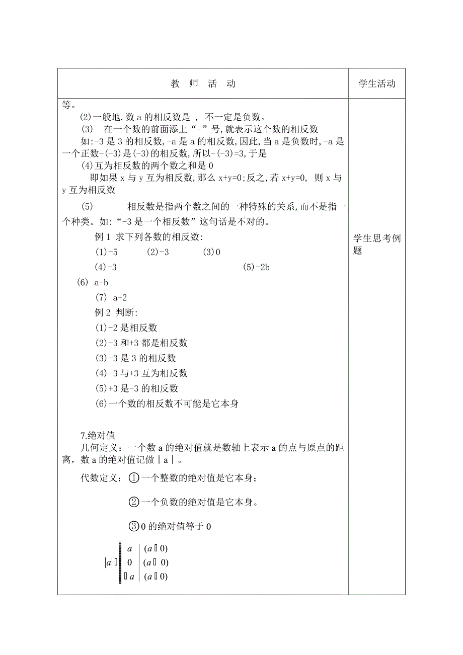 全国中等职业技术学校通用教材(第五版)数学教案_第1章_第3页