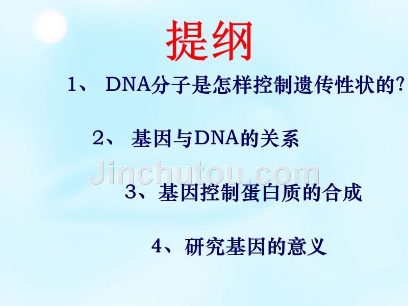 天津市梅江中学高中生物 基因控制形状课件 新人教版必修2_第2页