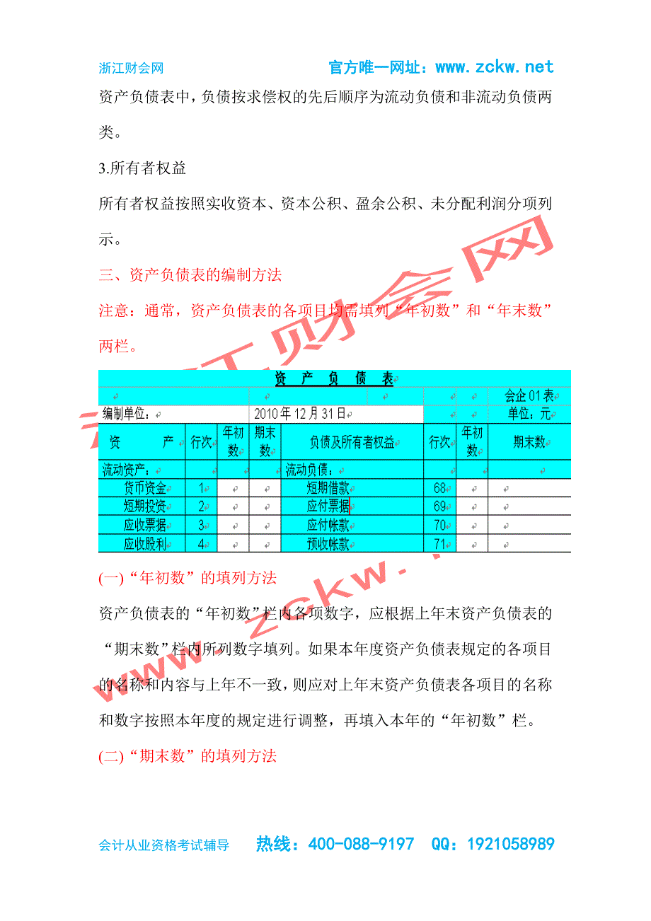 2015年浙江会计证考试《会计基础》第十章财务报表-浙江财会网_第4页