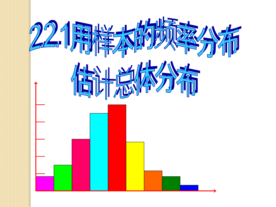 数学：2.2.1《用样本的频率分布估计总体分布》课件_第1页