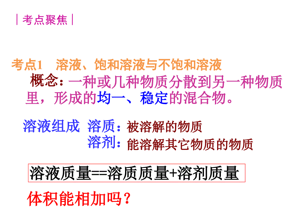 九年级化学第九单元溶液总复习课件_第3页