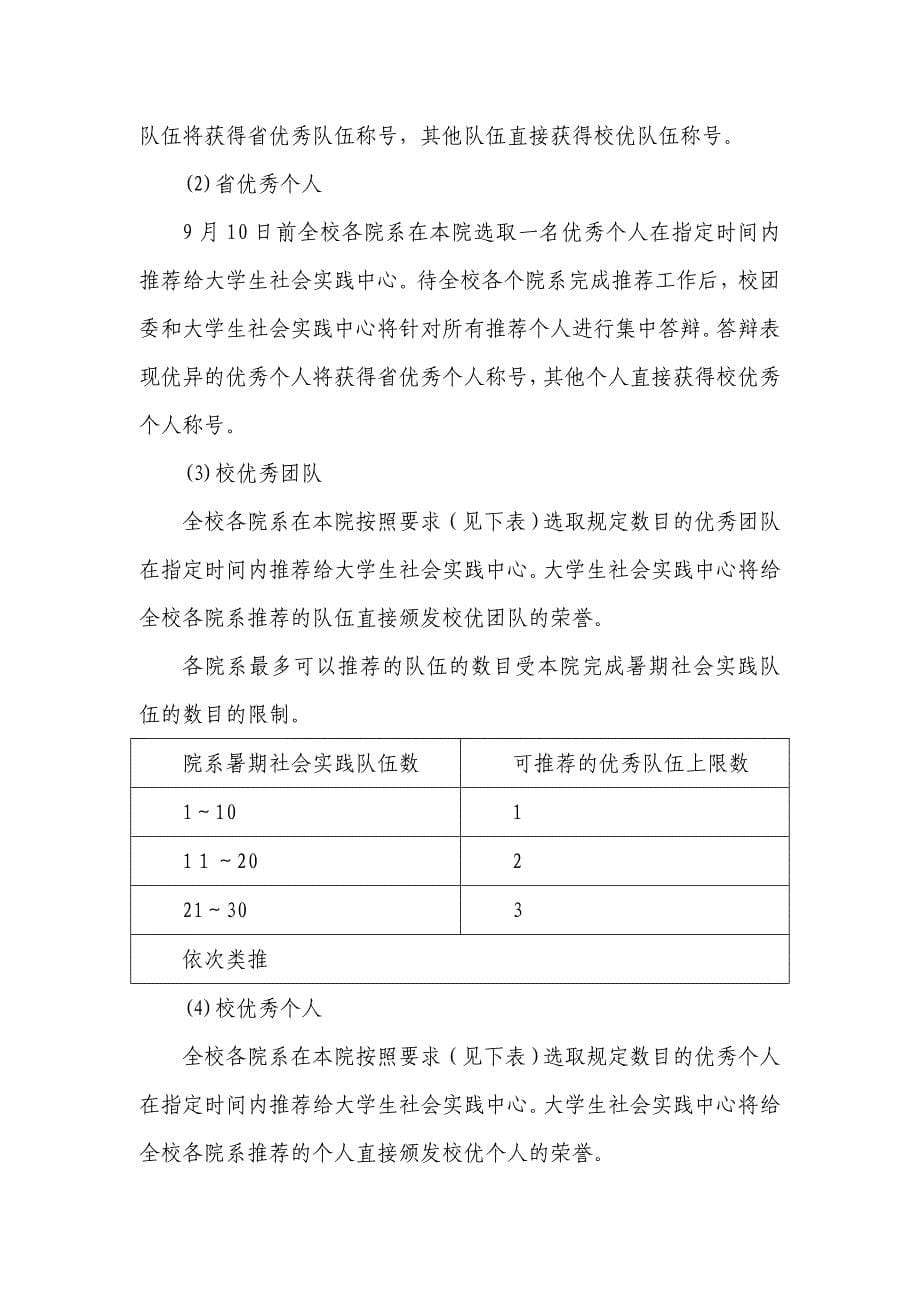 2013年华中科技大学暑期社会实践评优通知_第5页