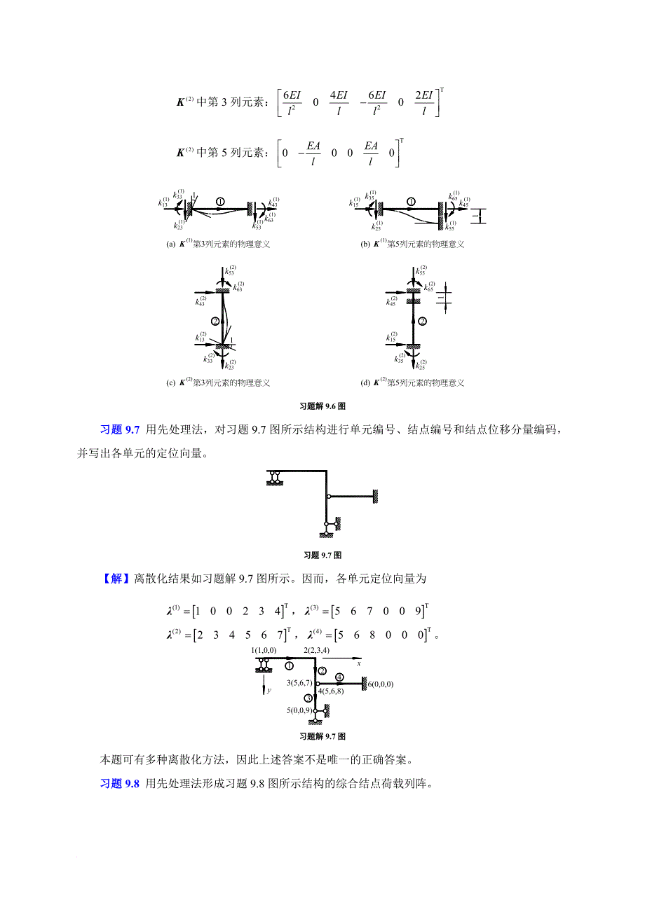 9矩阵位移法习题_第4页