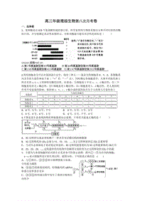 江西省2012届高三第八次月考生物试题