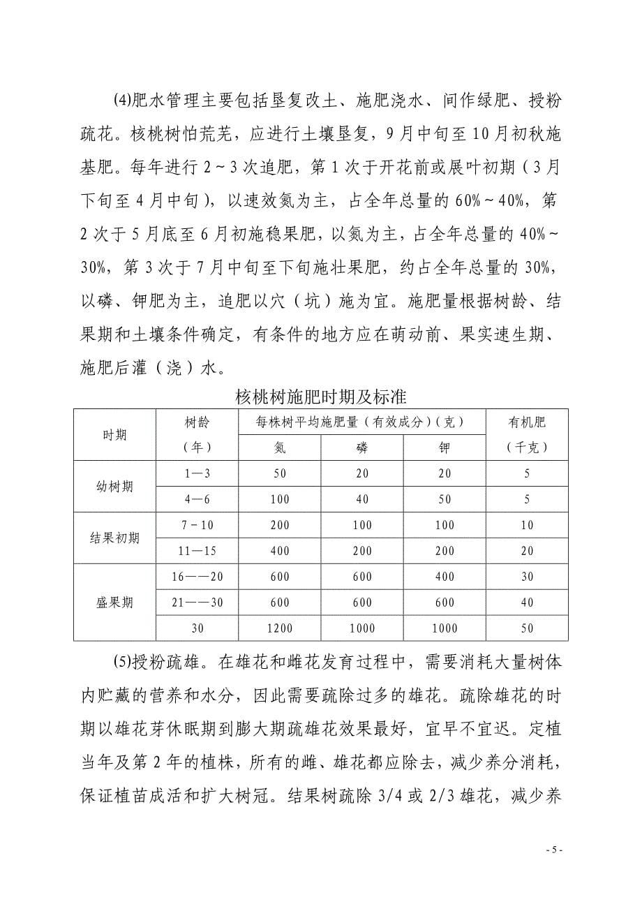 核桃的品种及栽培管理1_第5页