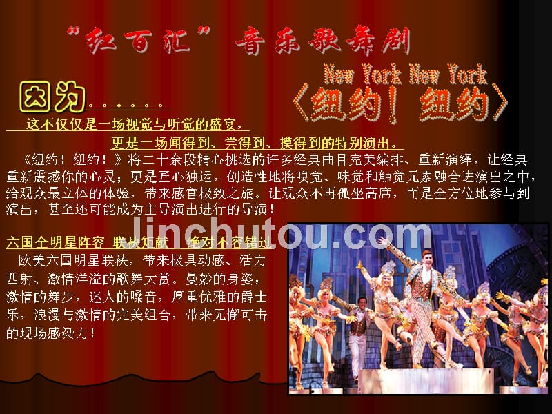 音乐歌舞剧《纽约纽约》2013巡演推广案_第5页