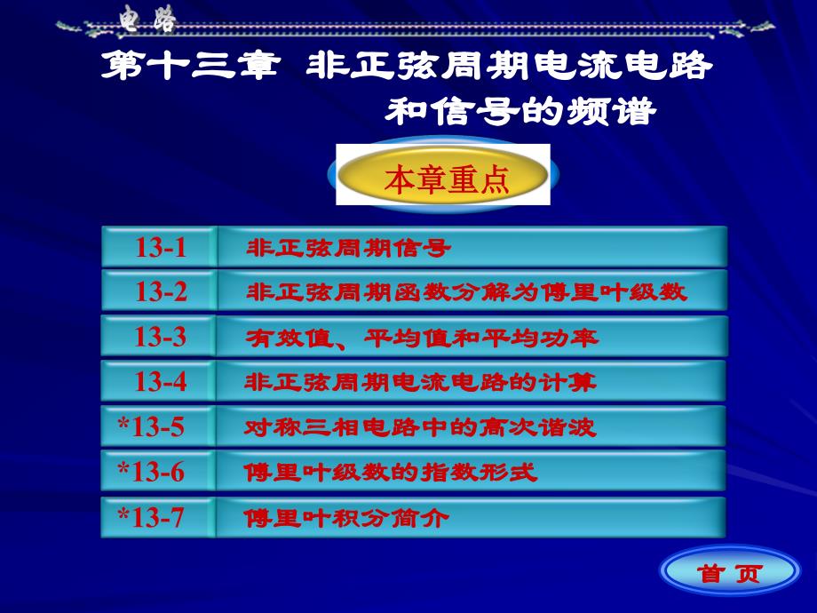 非正弦周期电流电路和周期信号的频谱_第1页