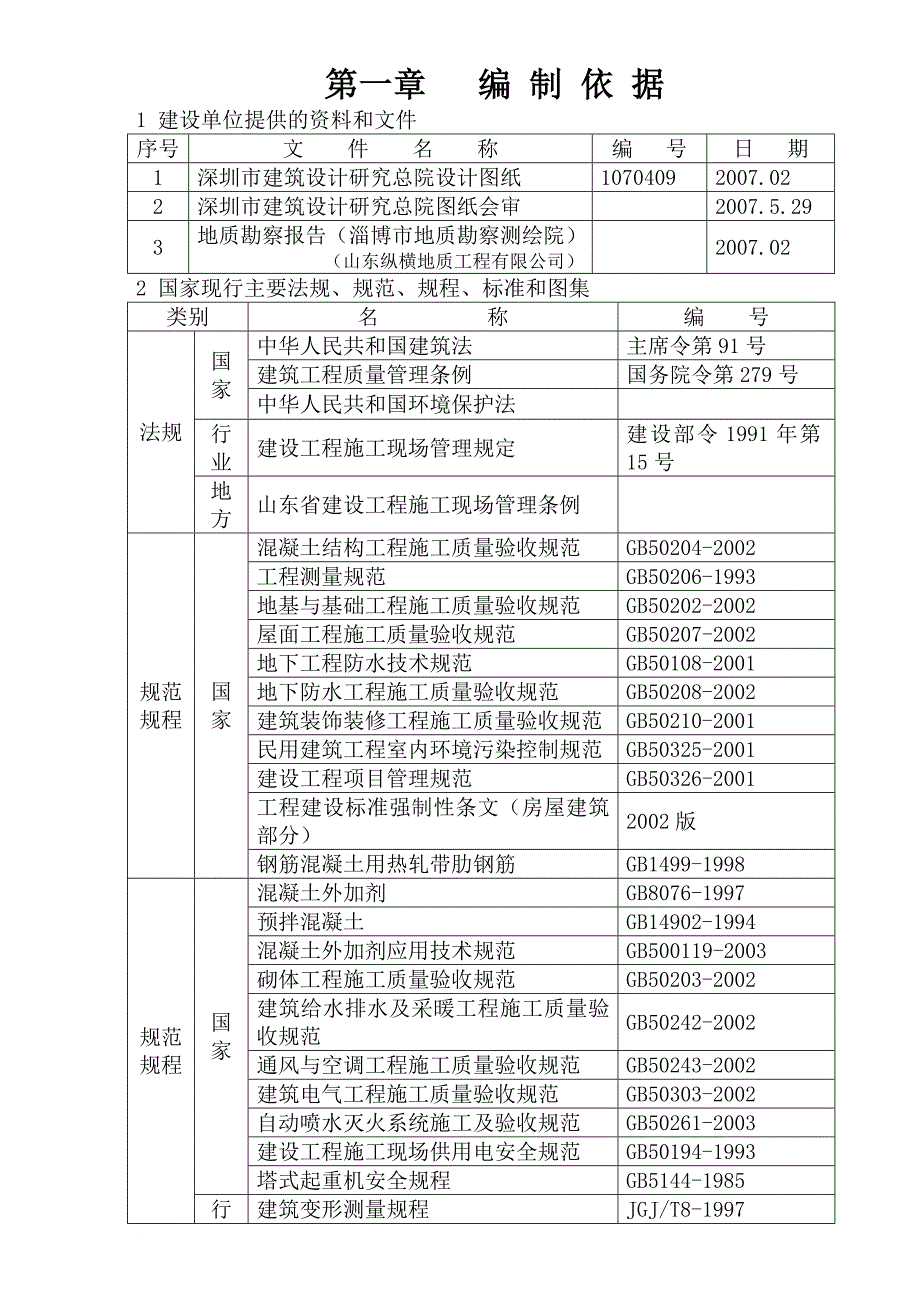 施工组织设计及施工方案策划(成品)_第1页