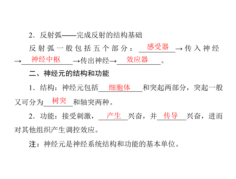 专题十三考点人体神经调节的结构基础和调节过程_第3页