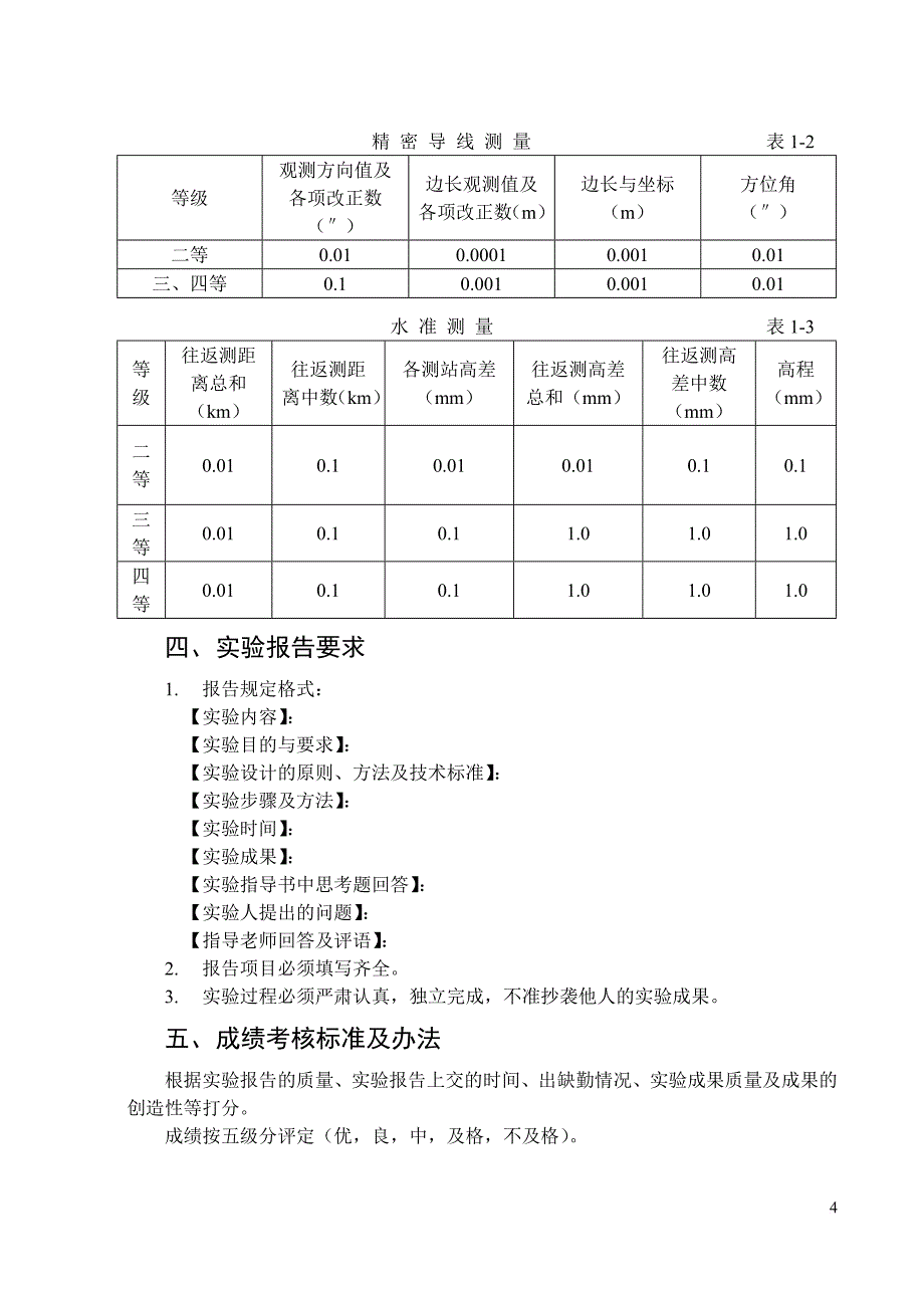 控制测量实验指导书(重修改)_第4页