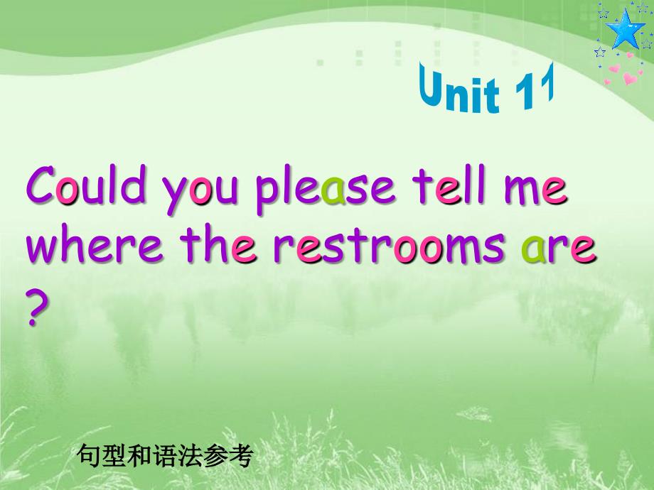 九年级英语UNit11句型和语法详解_第1页