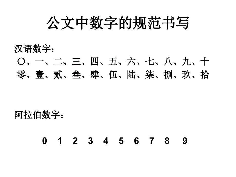 大学语文数字与序号的规范使用_第1页