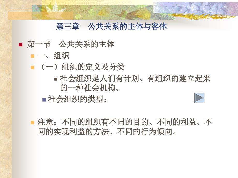 第三章公共关系的主体与客体_第1页