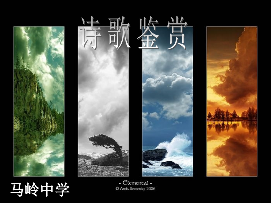 语文复习之诗歌鉴赏_第1页