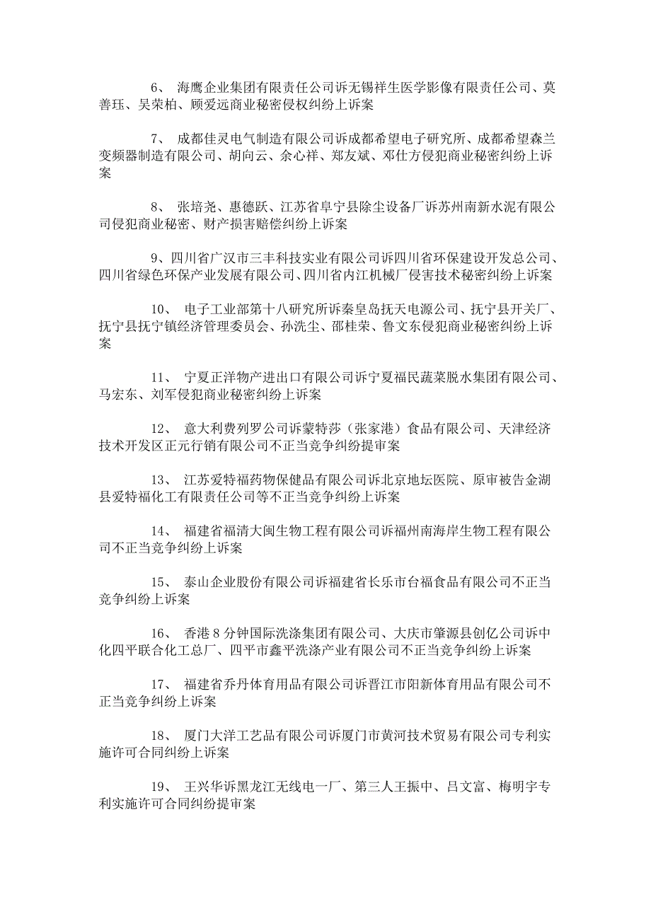 最高法公布100件全国知识产权司法保护典型案例_第2页