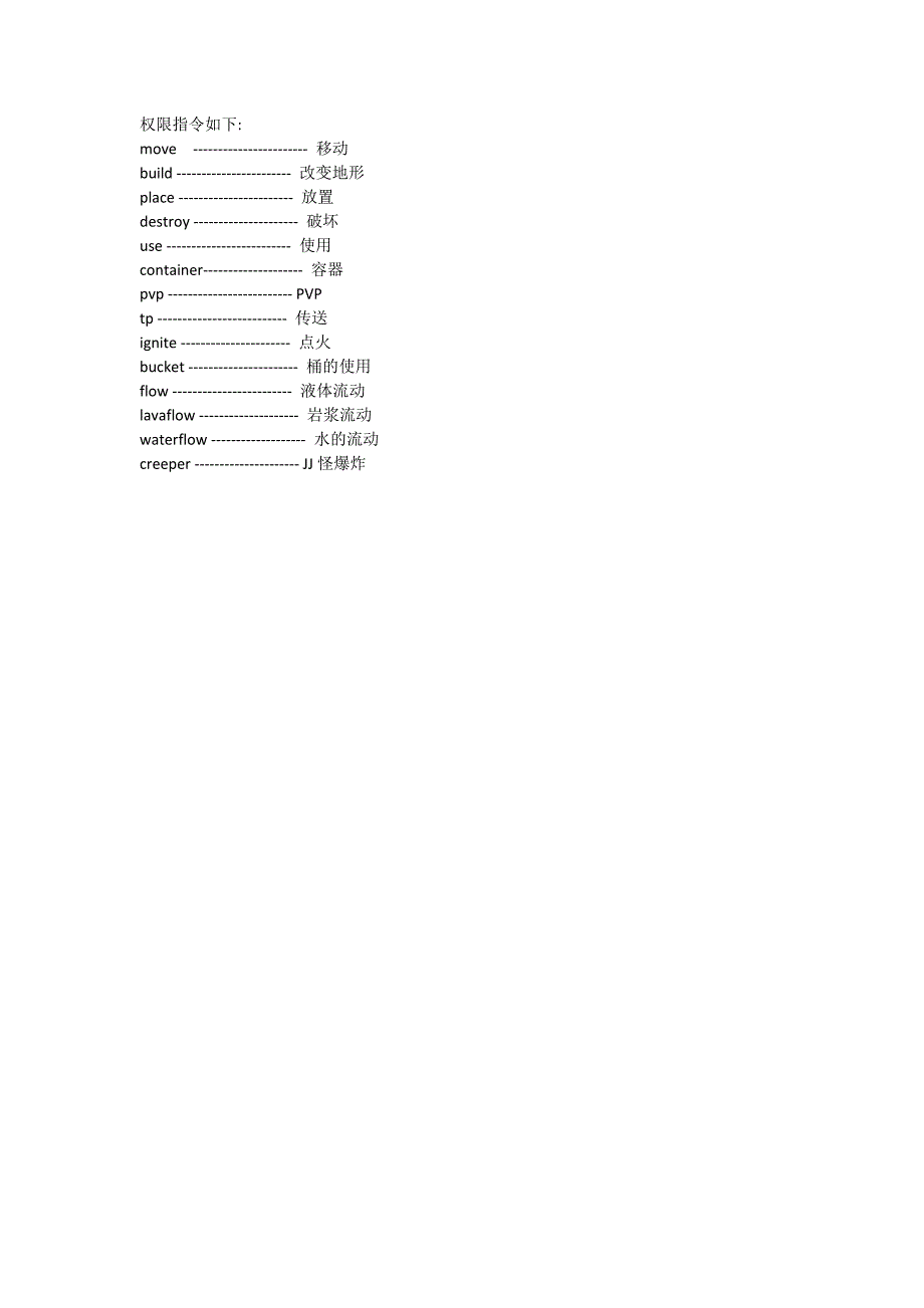 我的世界基础领地权限_第2页