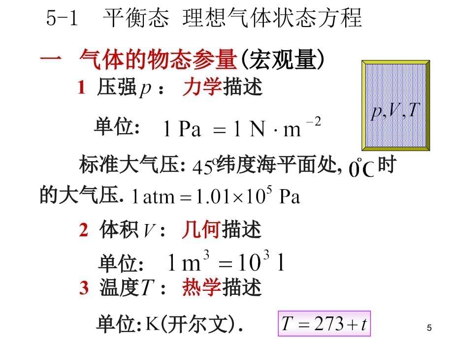 平衡态理想气体物态方程_第5页