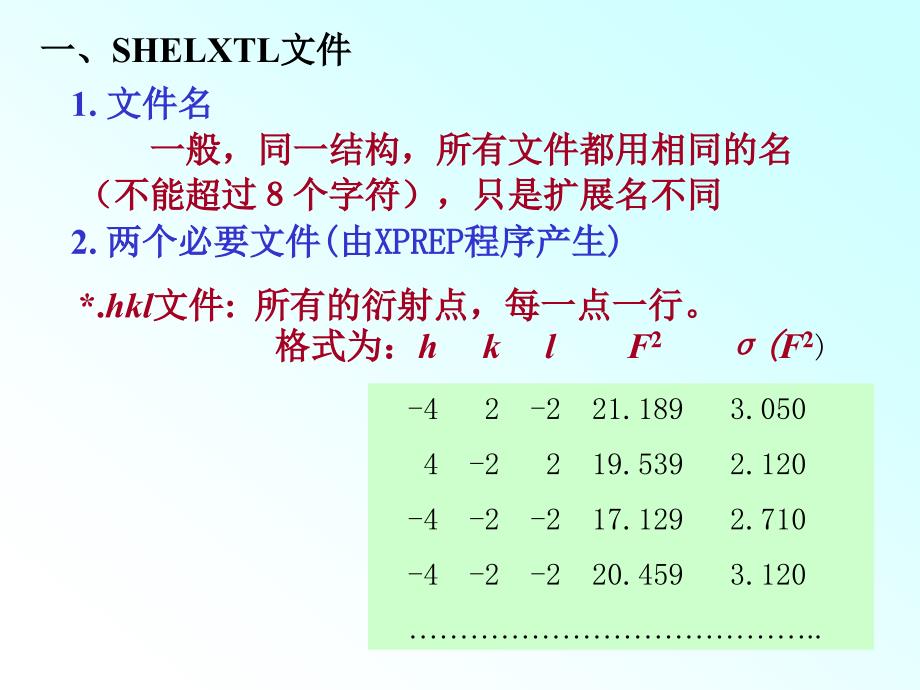 good用SHELXTL程序进行结构分析的方法_第3页
