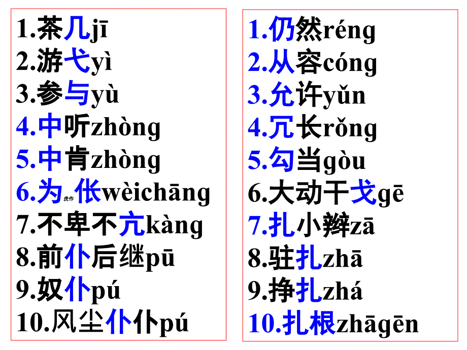 高考容易读错的字_第1页