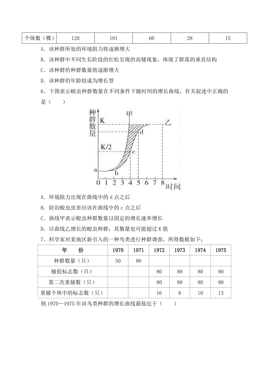 重庆市第七中学2016-2017学年高二上学期期中考试生物试题 含答案_第2页